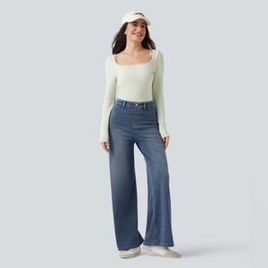 HALARA Blue Wide Leg Pants